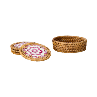 Coasters Sunny Pink Set of 4
