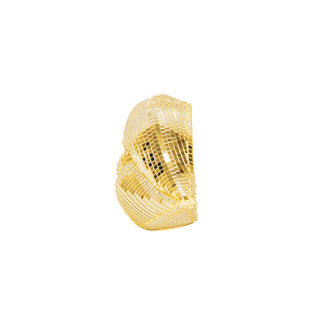 Sculpture Lips Disco Gold