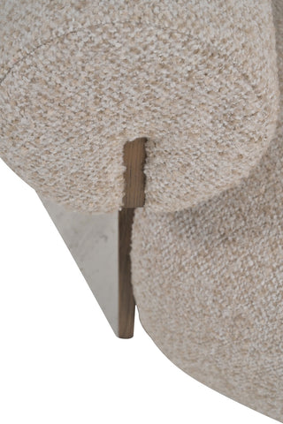 Armchair 'Madrid' Bouclé Beige