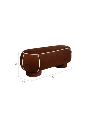 Bänk Marina Large Brun