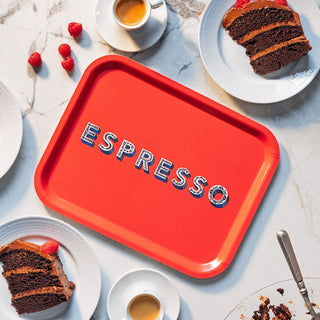 Tray Espresso Red M