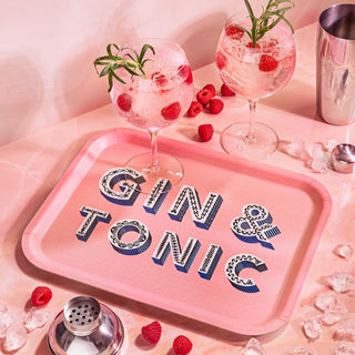 Gin &amp; Tonic Pink Tray M