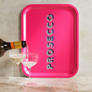 Tray Prosecco Pink M