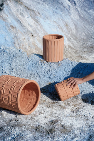 Magna Graecia Kruka 'Onda' Terrakotta