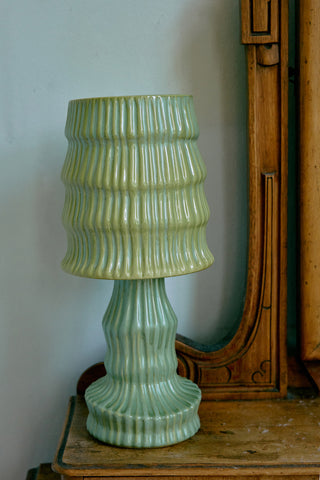 Bordslampa Keramik, Petal