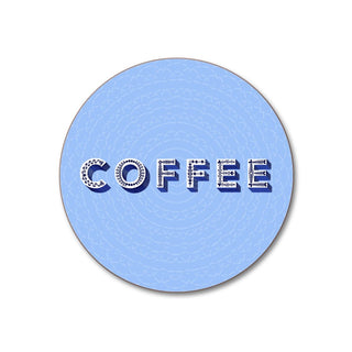 Coaster Coffee Blue