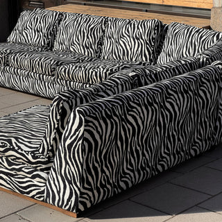 Modular sofa 'Playboy' DUX 70s Zebra