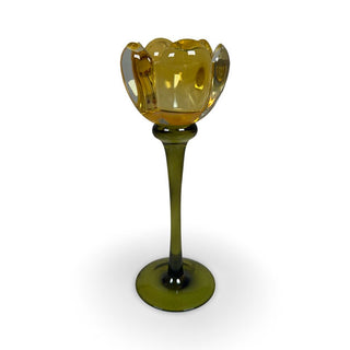 Candlestick Rose Yellow L