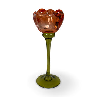 Candlestick Rose Orange L
