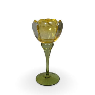 Ljusstake Rose Gul S