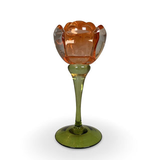 Candlestick Rose Orange S