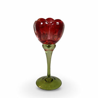 Candlestick Rose Red S