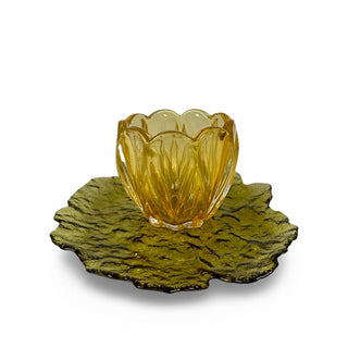 Candle Lantern Nymphaea Yellow