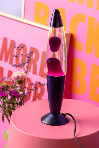 Lava lamp Funky rocket Purple