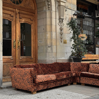Modulsoffa Playboy DUX 1970-tal Nyomklädd i Okapi no.12