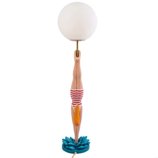 Table lamp 'Lady Diver' Red