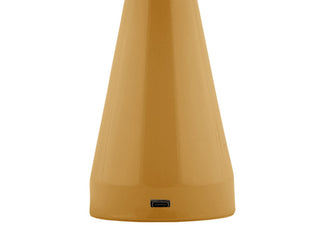 Portable lamp Rachel Ocher Yellow