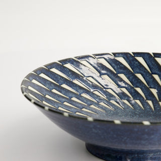 Ramen bowl Blue Hanten 25.4cm