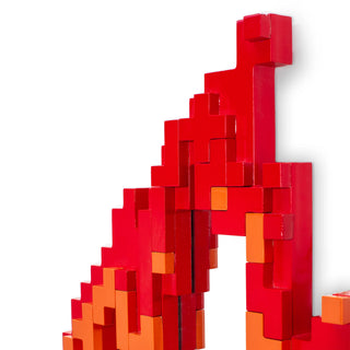 Spegel Pixel - Flame