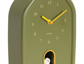 Väggklocka Modern Doggy Grön
