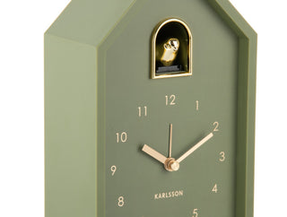 Väckarklocka Modern Cuckoo Grön
