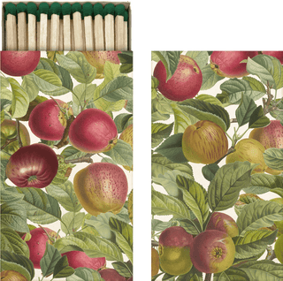 Matchsticks Apples with greenery