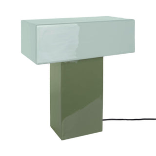 Table Lamp Grato Recto Jungle Green &amp; Jade