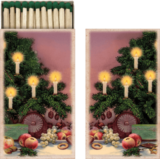 Matches Christmas candles