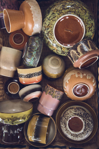 70s ceramics: small scented candle, Vancouver 