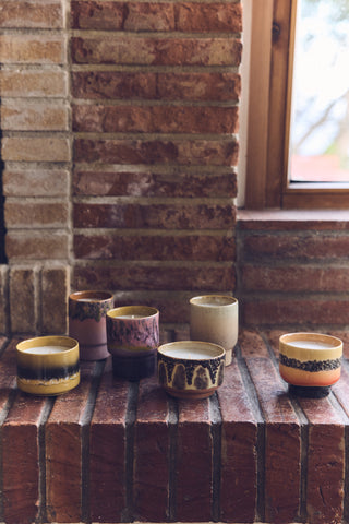70s ceramics: small scented candle, Vancouver 