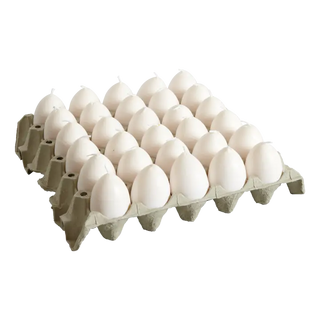 Egg candles with yolks