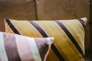 Kudde Striped Velvet Honey