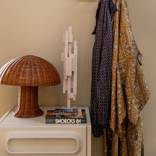 Bordslampa Rattan Natural