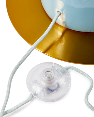 Golvlampa Bulle Ljusblå