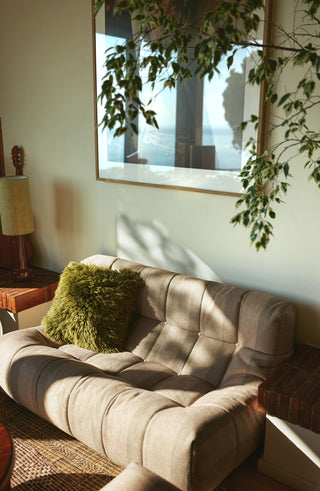 Cushion Fluffy Olive 50x50