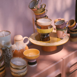 70s Ceramics: Plateau Papaya