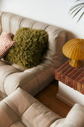 Cushion Fluffy Olive 50x50