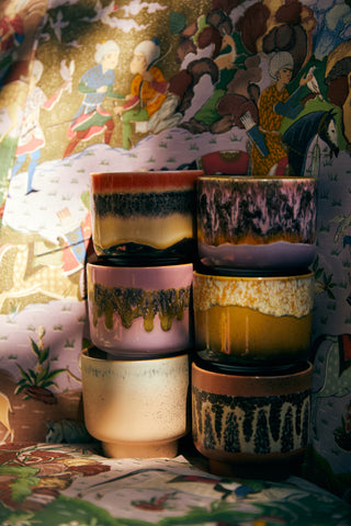 70s ceramics: Scented candle Valencia