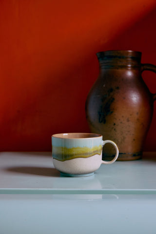 70s ceramics: Tea cup Glint