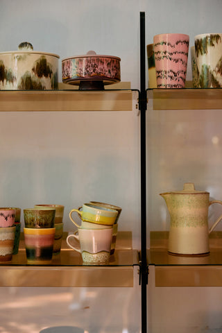 70s ceramics: Americano mug Glint