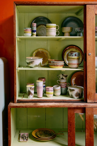 70s ceramics: Café cup Chalk