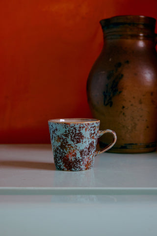 70s ceramics: Americano mug, Patina