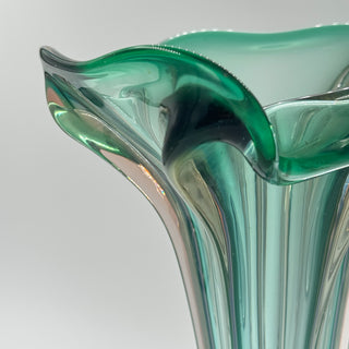 Hand-blown Vase Green