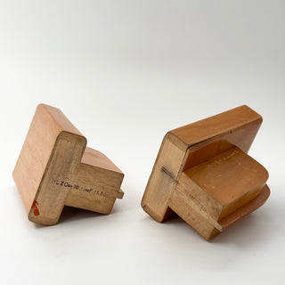 Bookends Art Deco Wood
