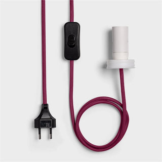 Table lamp Hat Burgundy
