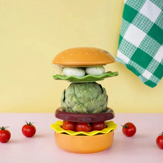 Hamburger Plate Set