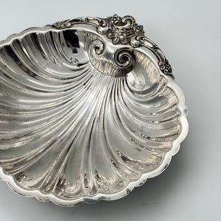 Shell dish Lunt Nickel silver 80s