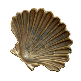 Brass shell dish