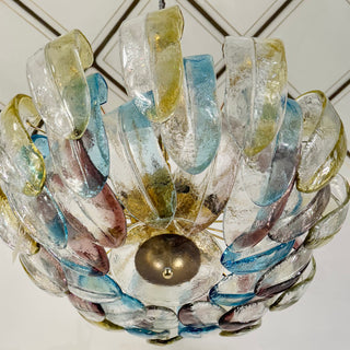 Vintage Murano Takkrona Multifärgad