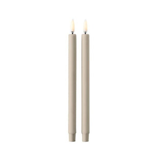 FABRIC Nagel LED candles (2-pack) Sand